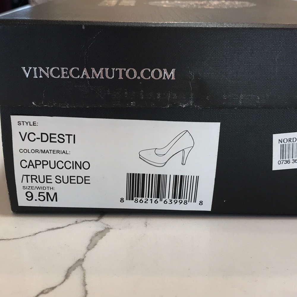 Vince Camuto Suede Pumps Cappuccino - Picture 8 of 8